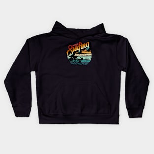 Summer Surfing Kids Hoodie